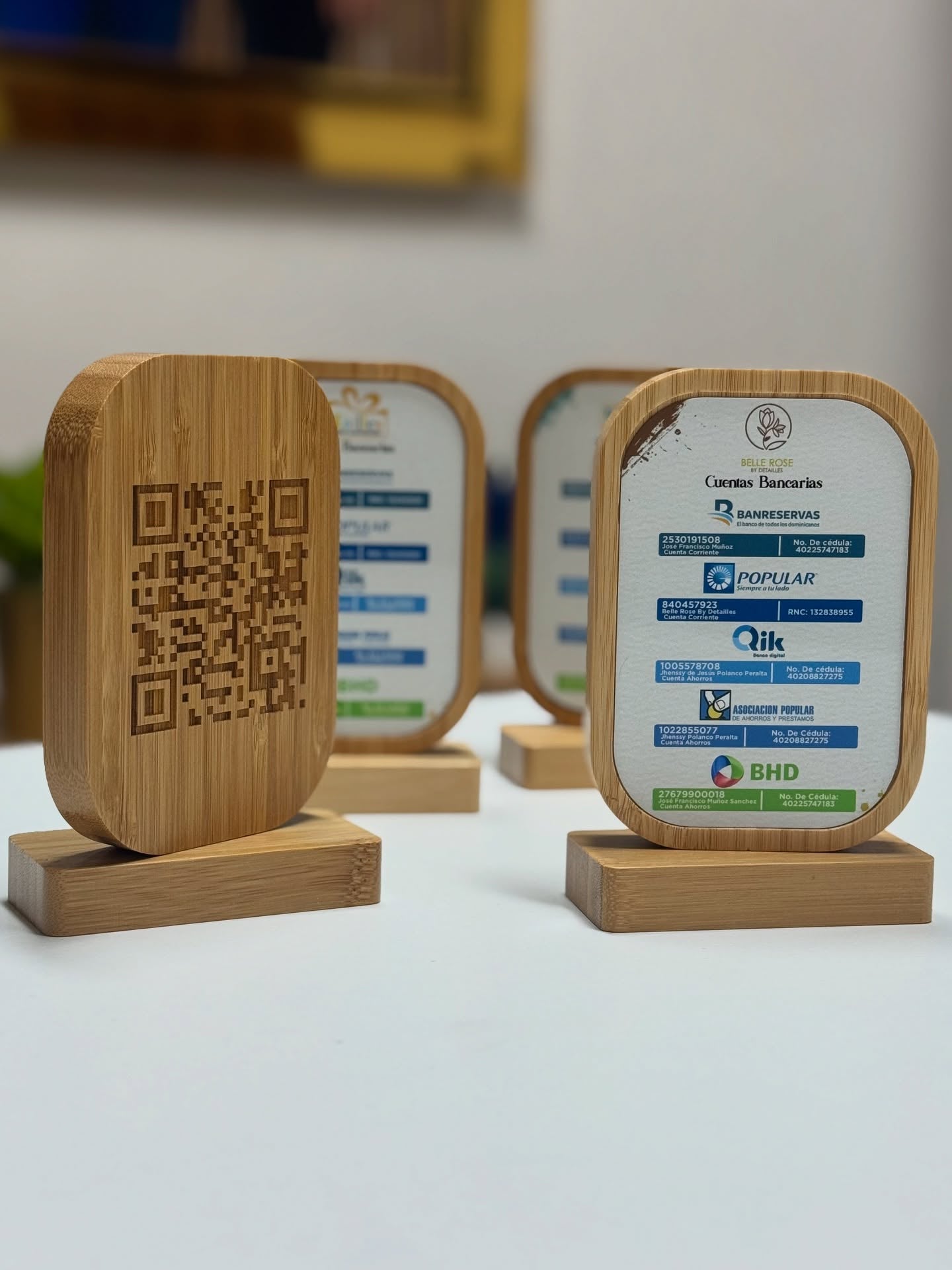 Display de Pago en Madera