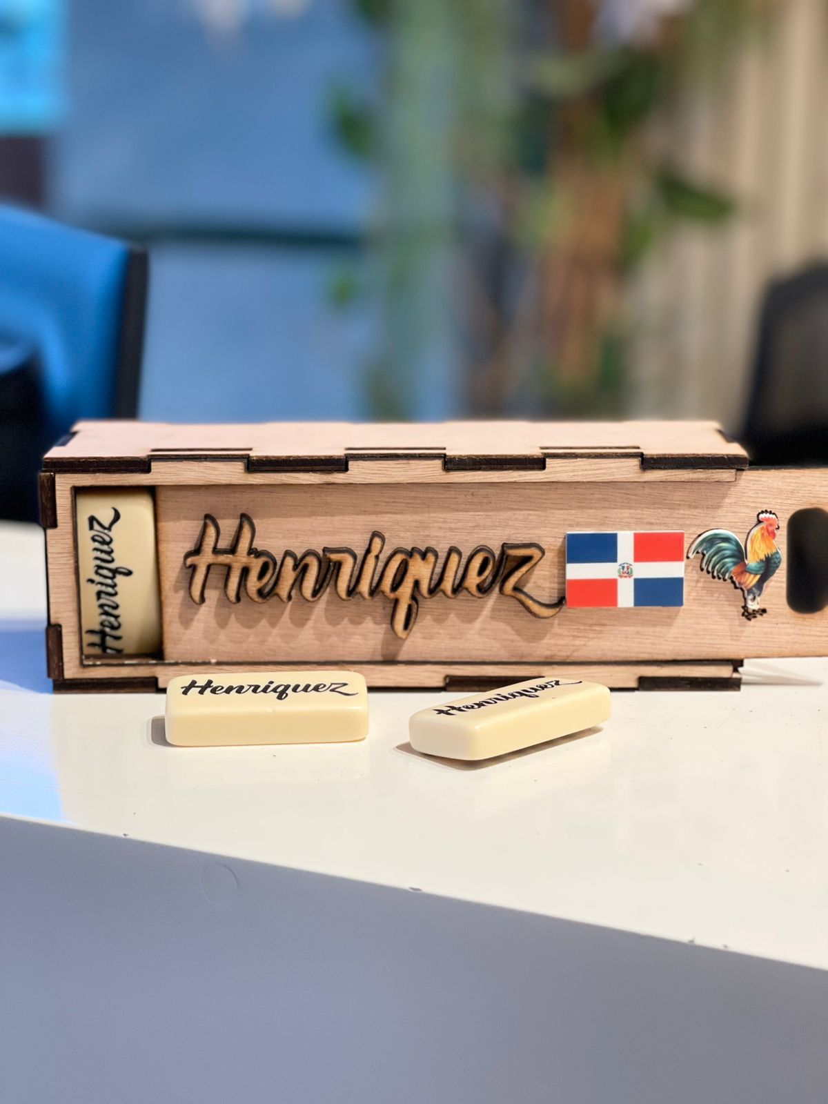 Juego de dominós personalizado