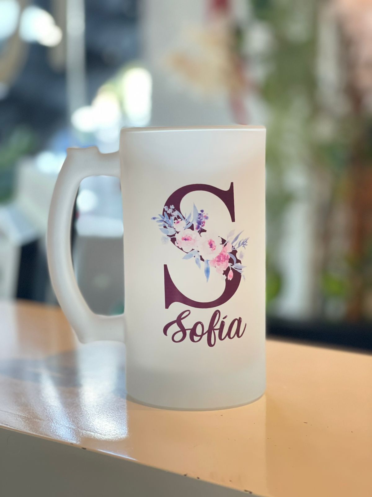 Jarra cervecera frozen personalizada