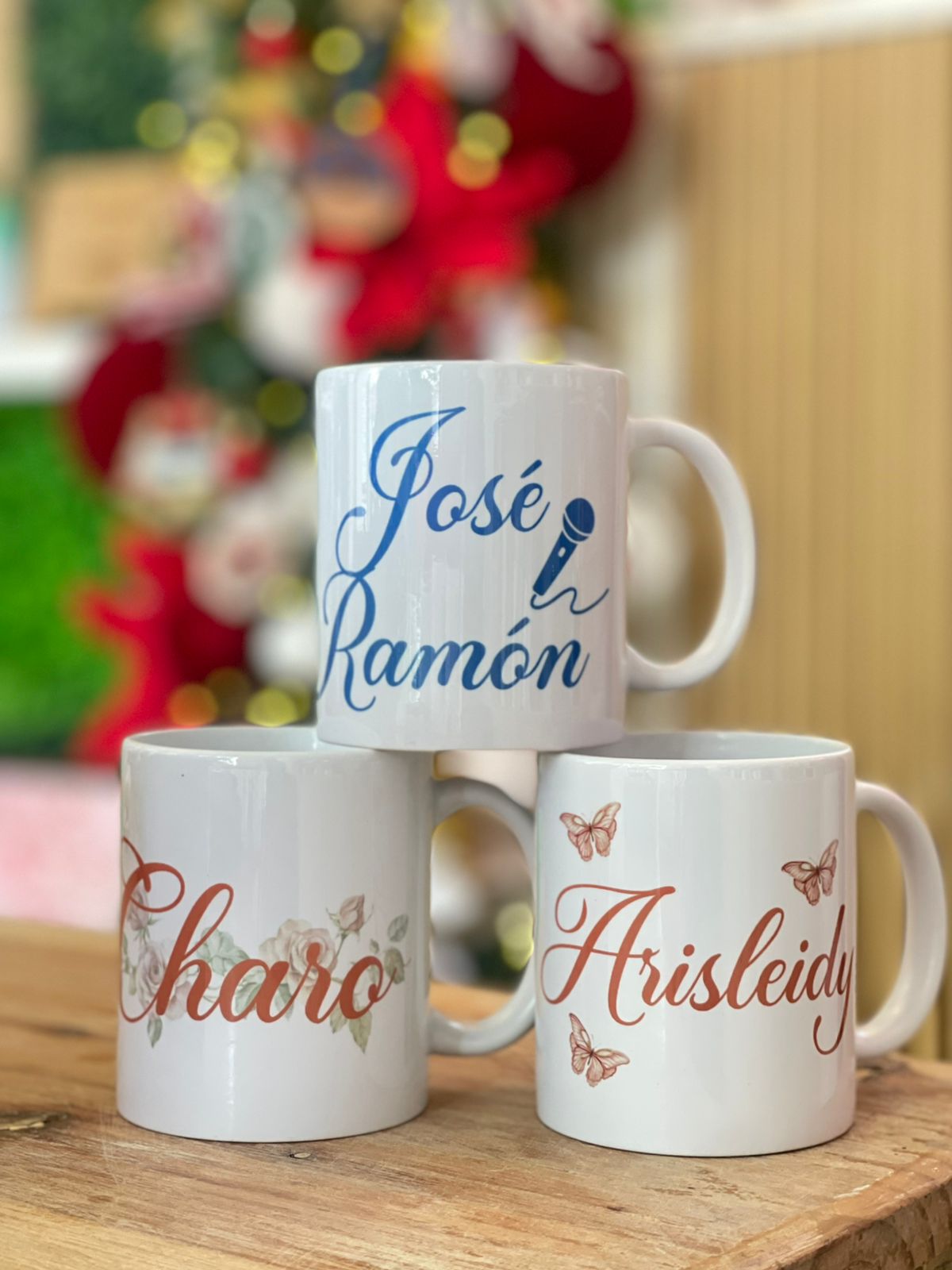 Taza blanca completa personalizada