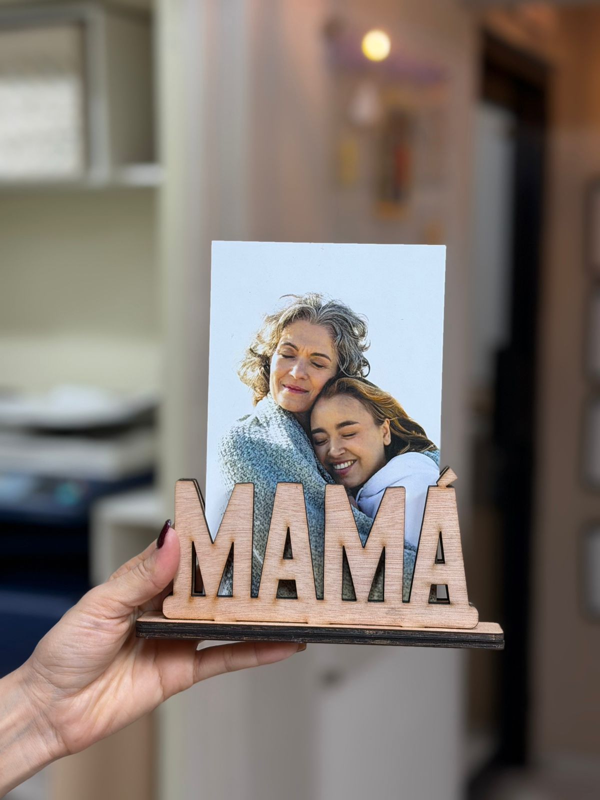 Retrato sencillo Mamá con foto