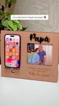 Porta celular en madera de escritorio personalizado