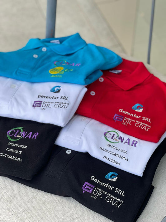 Poloche de cuello bordado