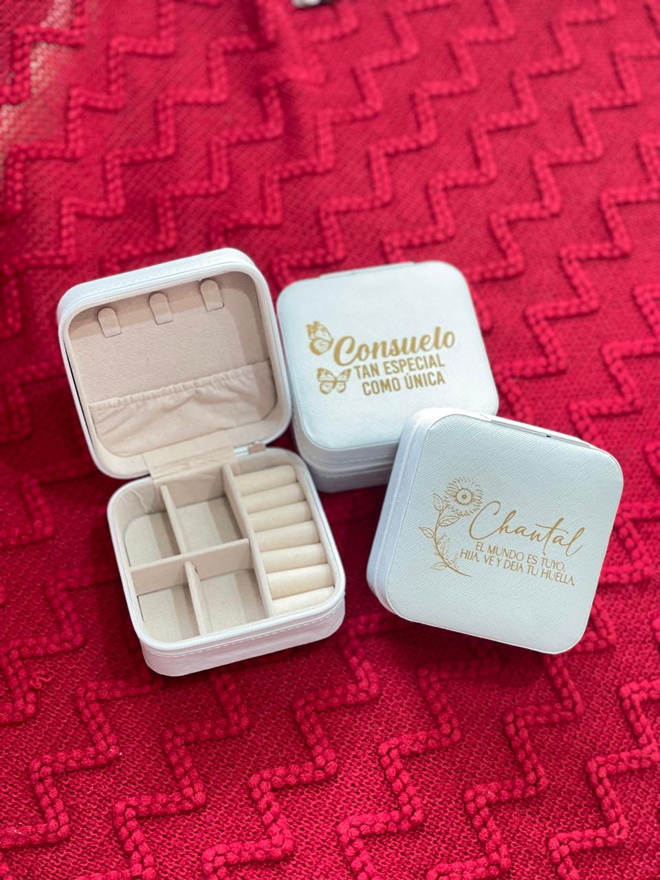 Mini joyeros personalizados grabado