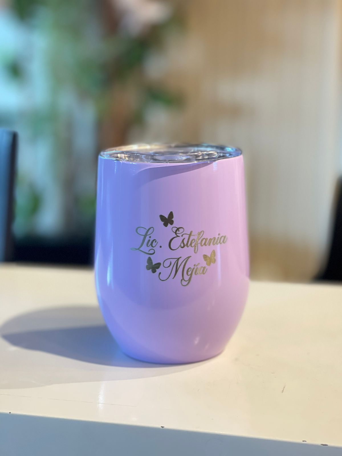 Wine tumbler de colores personalizados