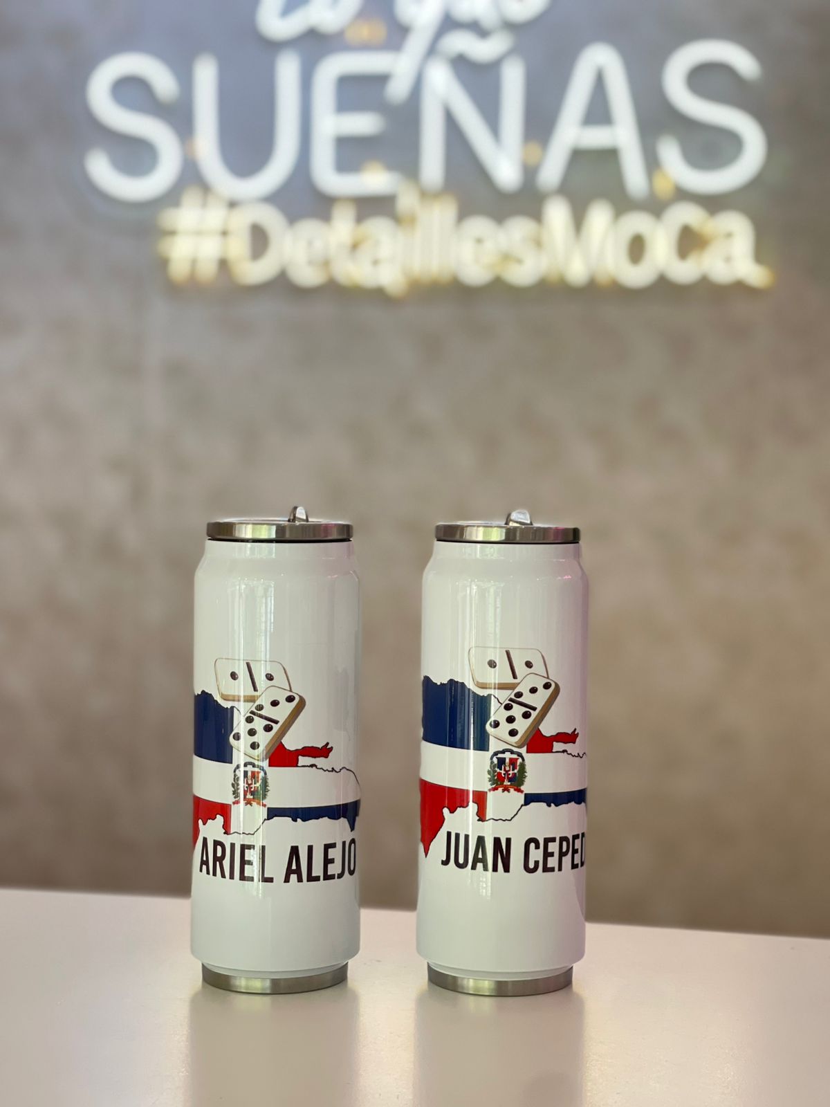 Lata tipo cola blanca GRANDE personalizada