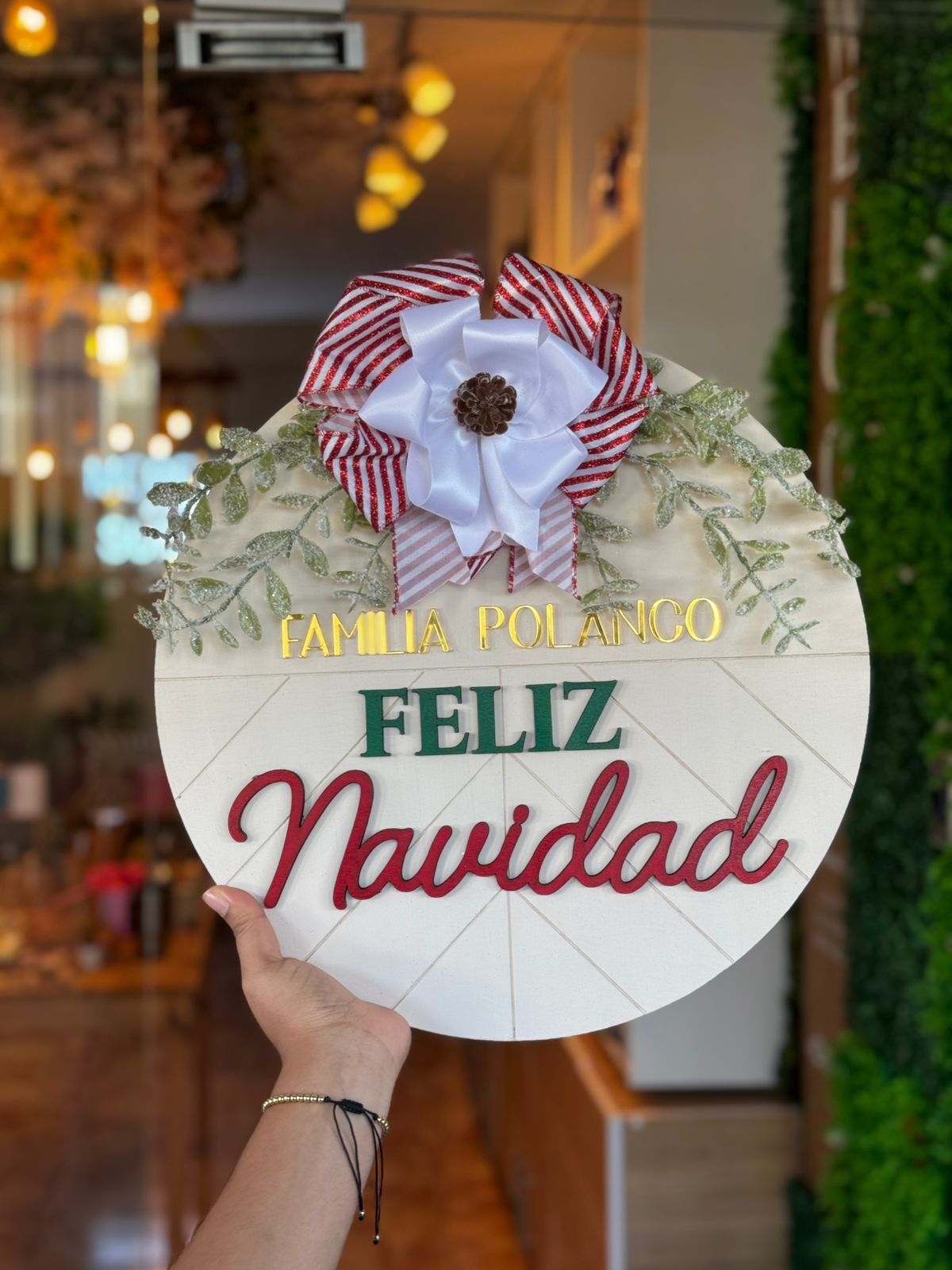 Adorno para puerta FELIZ NAVIDAD