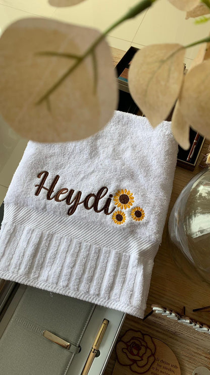 Toallas de cuerpo bordada personalizada