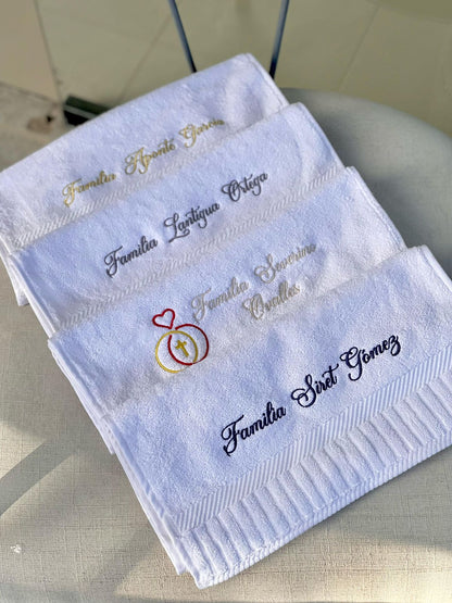 Toallas de cuerpo bordada personalizada