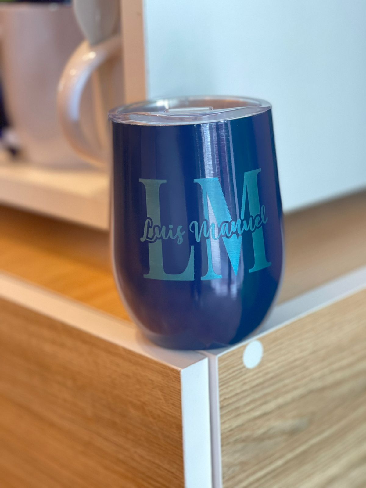 Wine tumbler de colores personalizados