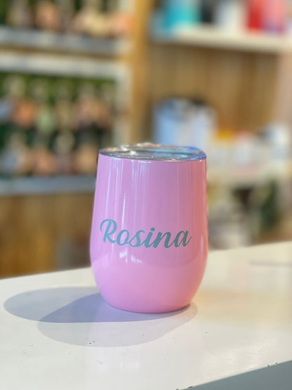 Wine tumbler de colores personalizados