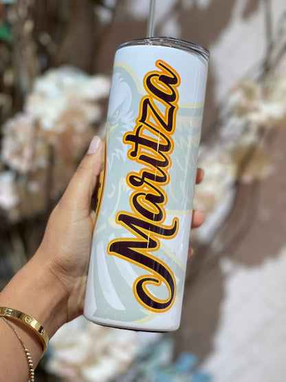 Skiny metálico blanco personalizado en sublimación