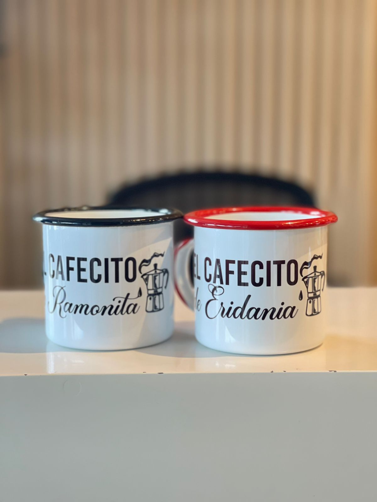 Jarrito de colores esmaltados personalizado