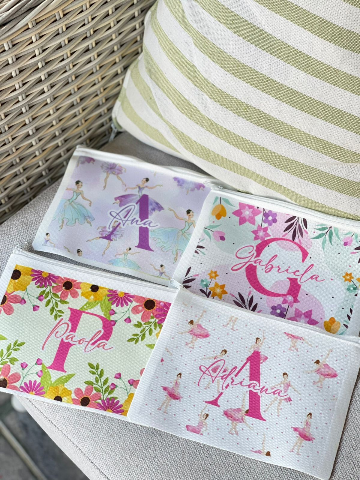 Bolsos de tela sencillo personalizado