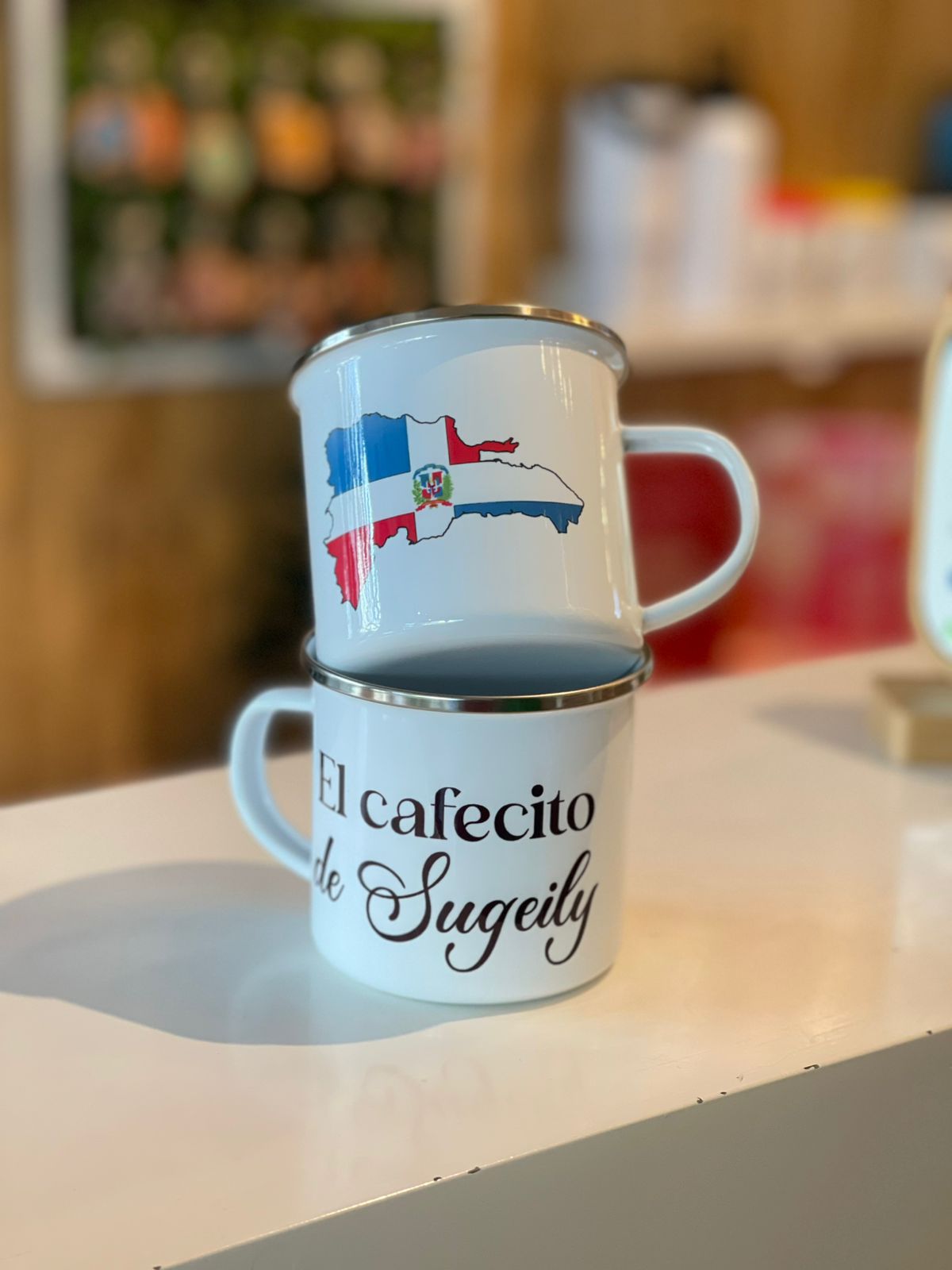 Jarrito de colores esmaltados personalizado