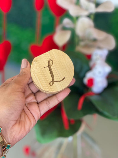 Mini espejo en madera personalizado