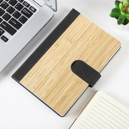 Libretas en bambu y piel personalizadas