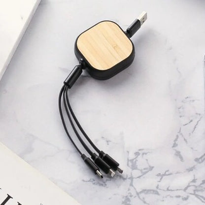 Cargador de bambu personalizable