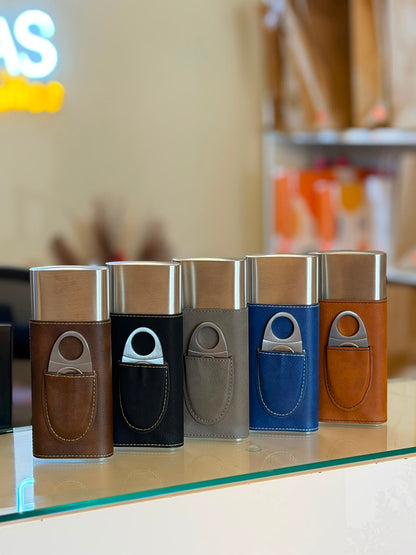 Porta puros en piel personalizados