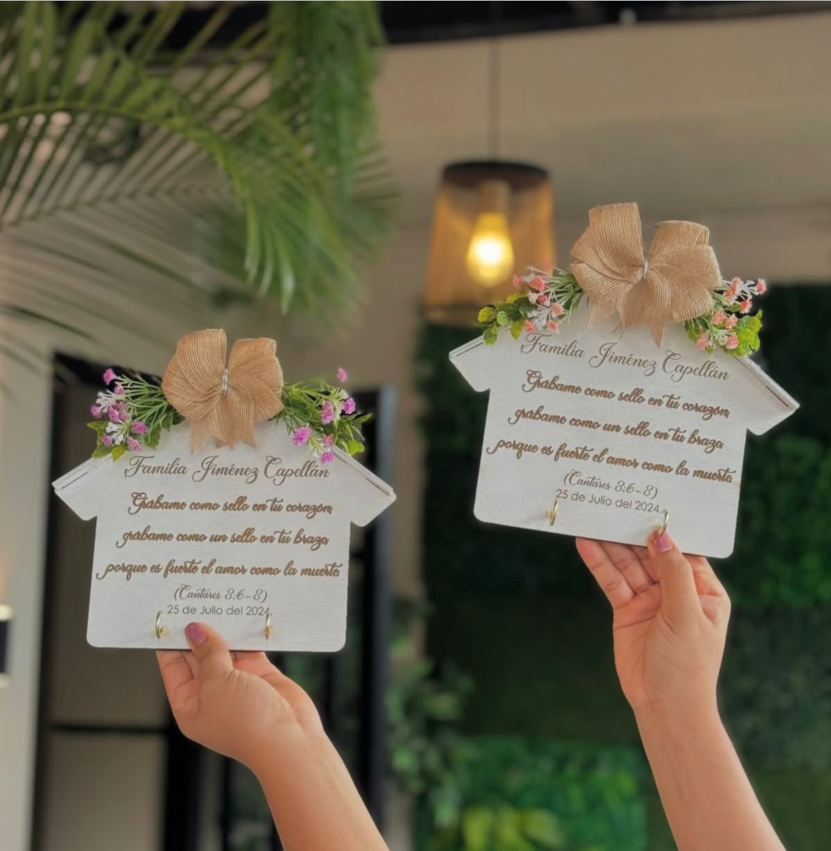 Porta llaves en madera personalizado