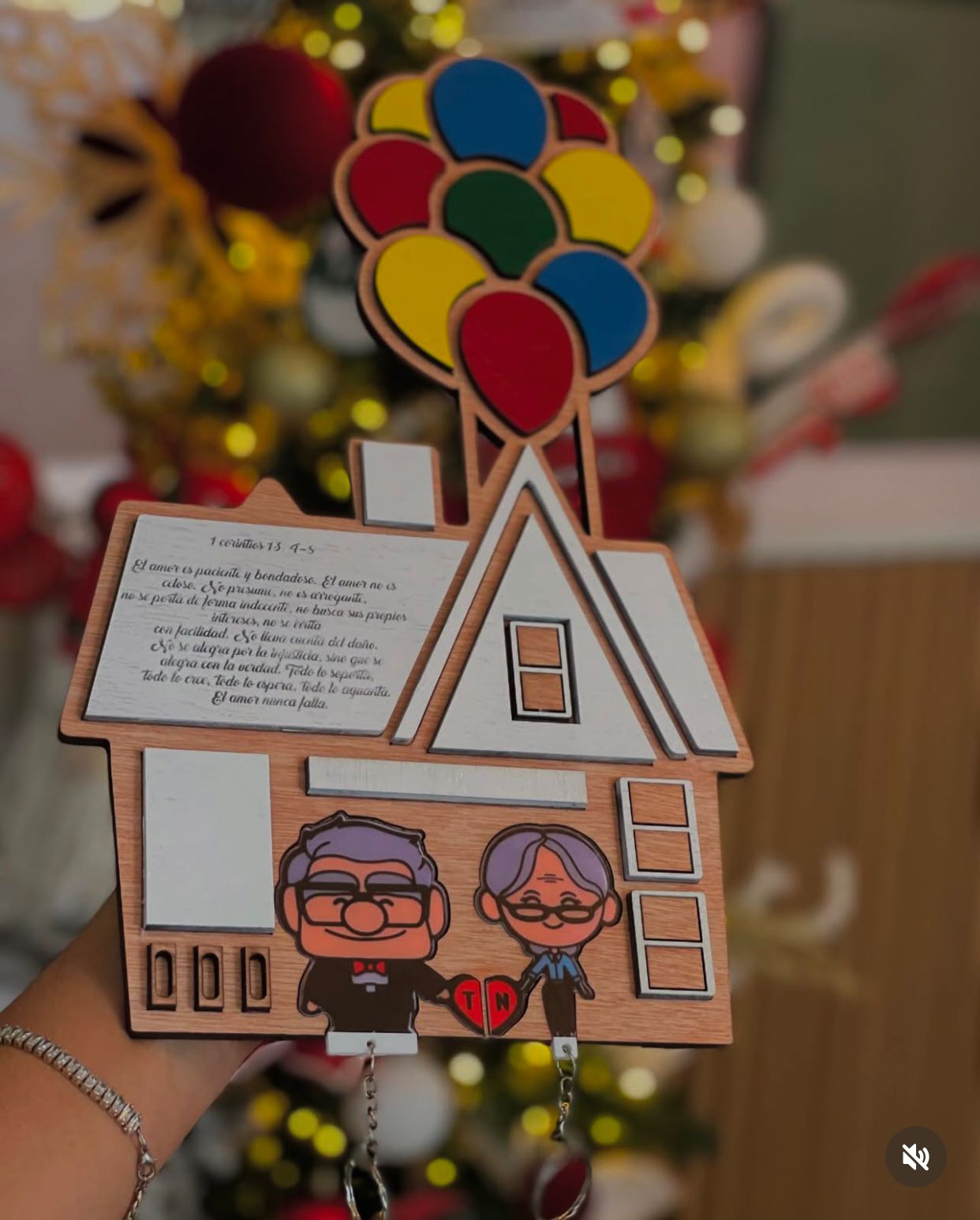 Porta llaves en madera personalizado