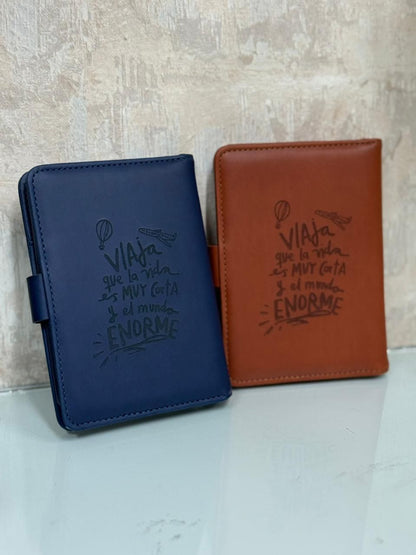 Porta Pasaporte PREMIUM personalizado