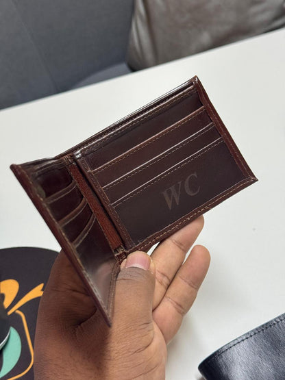 Billetera de hombre personalizada